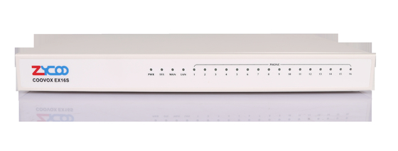 16 bramek analogowych RJ11 FXS Ip 2 X 10/100 Mb/s ze wszystkimi rozszerzeniami IP